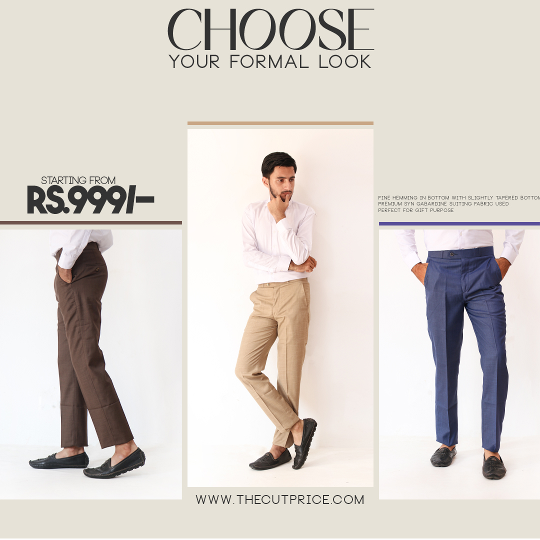 Jeans & Pants | 2 Formal Pants For Boys/Mens | Freeup